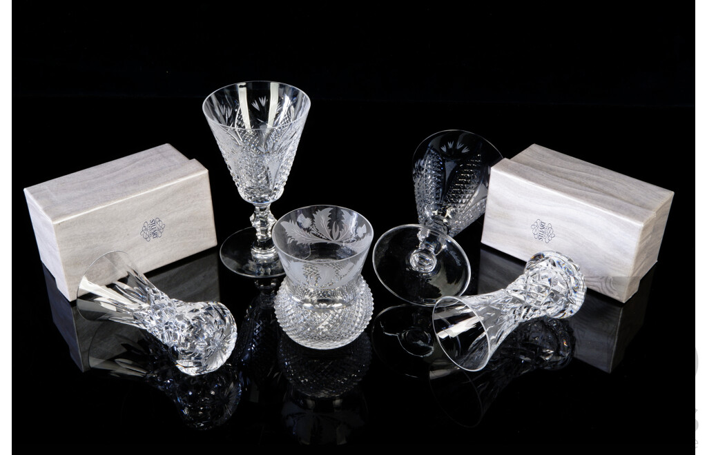 Two Stuart Crystal Bud Vases in - Lot 1595386 | ALLBIDS