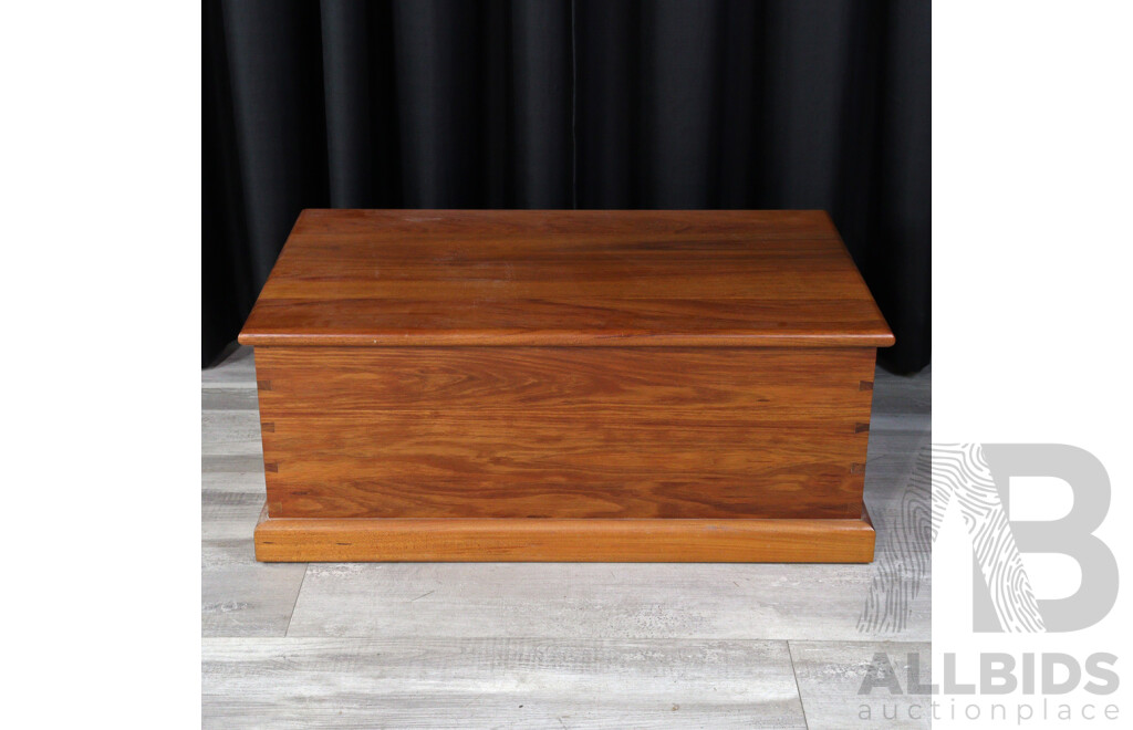 Modern Teak Blanket Box