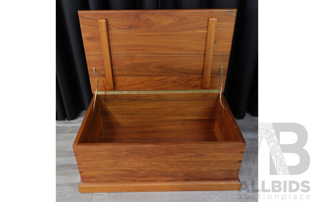 Modern Teak Blanket Box