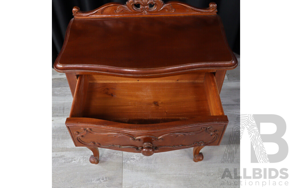 Pair of Reproduction Two Drawer Bedsides