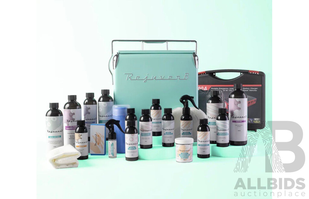 Rejuven8 Kit for both the interior and exterior of your vehicle