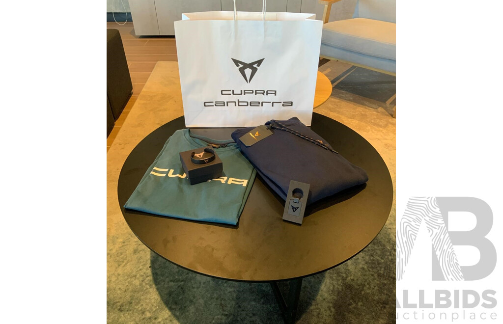 Cupra Canberra merchandise pack