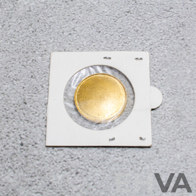 Gold Bullion 99.99% Fine Gold 1 Troy Ounce - Manufacturer JM Johnson Matthey, 25mm, 31.103grams