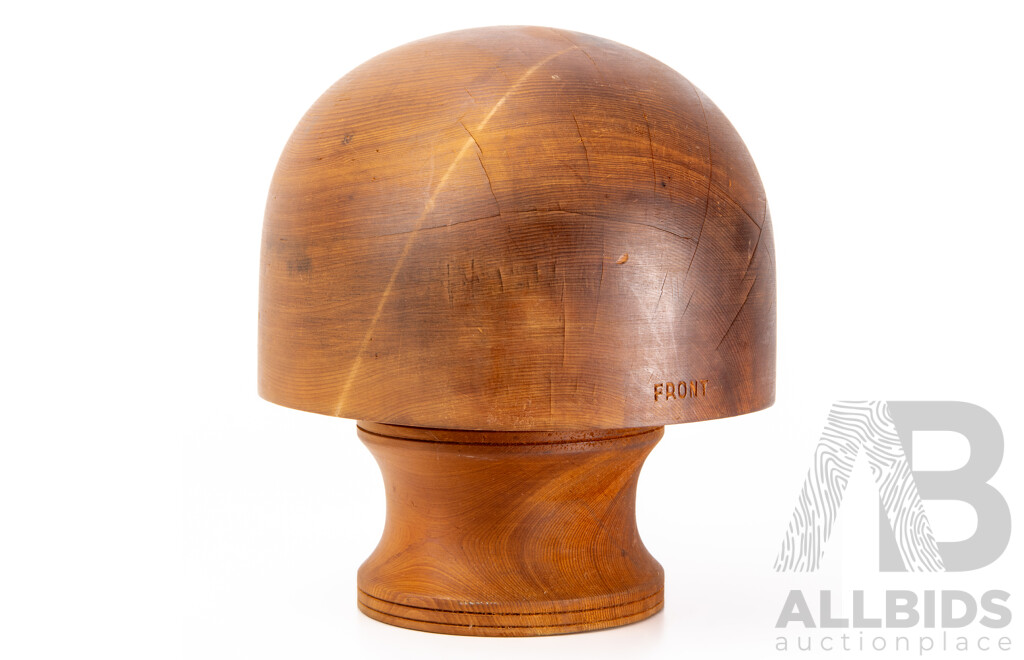 Vintage Timber Hat Block