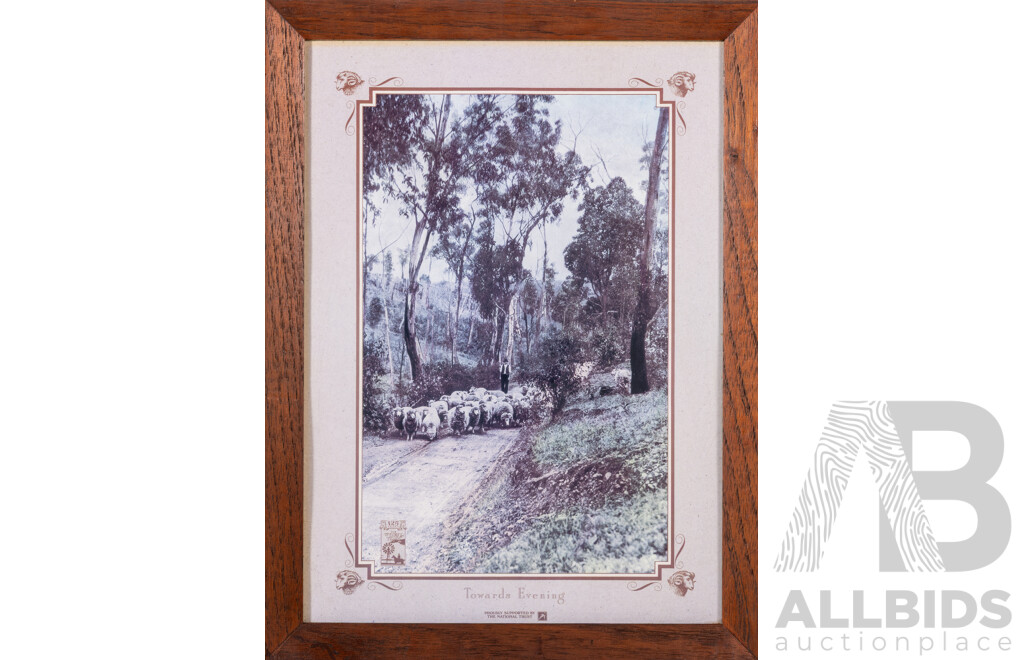 Collection of Five Weekly Times/National Trust Prints Marking the 125 Year Anniversary of the Publication, Published in 1994, 43 x 32 cm (frames) (5)