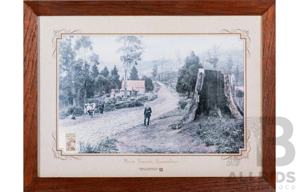 Collection of Five Weekly Times/National Trust Prints Marking the 125 Year Anniversary of the Publication, Published in 1994, 43 x 32 cm (frames) (5)