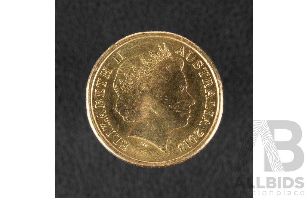 Australian 2013 Two Dollar Coin, 60th Anniversary QE2 Coronation