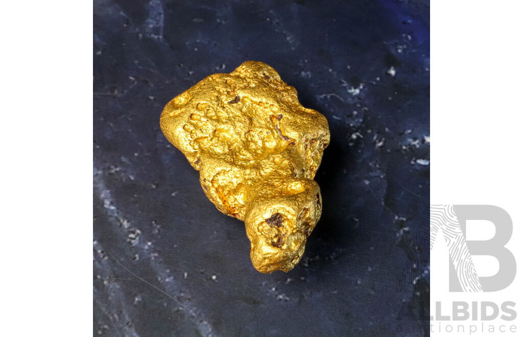 Gold Nugget, XRF 22+CT, 107.39 Grams - Origin Western Australia