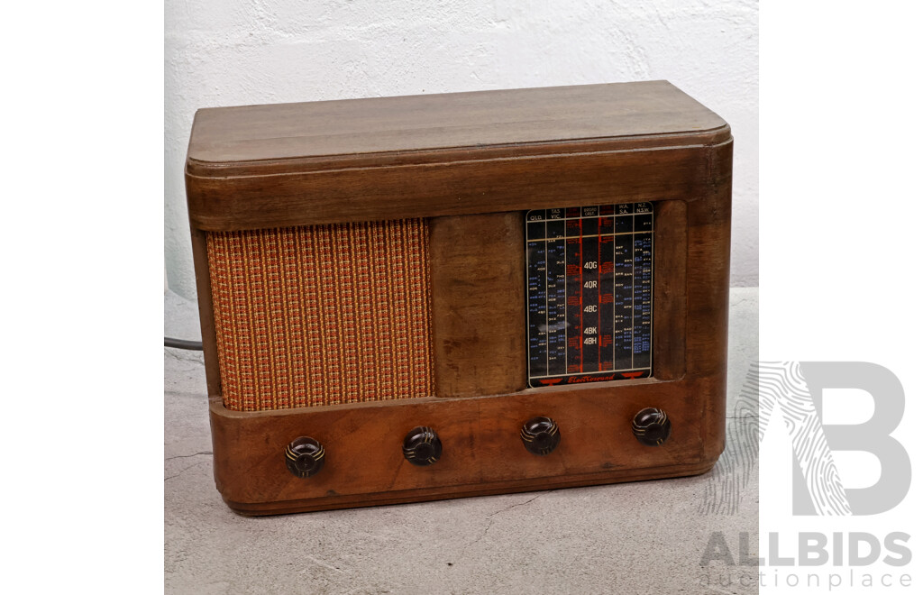 Vintage Art Deco Style Electrosound Radio