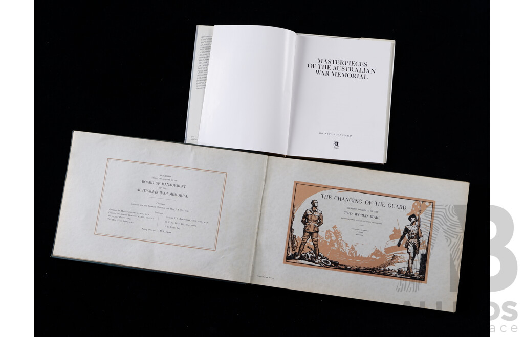 From the Collection of Lieutenant General Sir Iven Mackay, the Changing of the Guard, Australian War Memorial Publications 1942, Along with Masterpieces of the Australian War Memorial, 1982