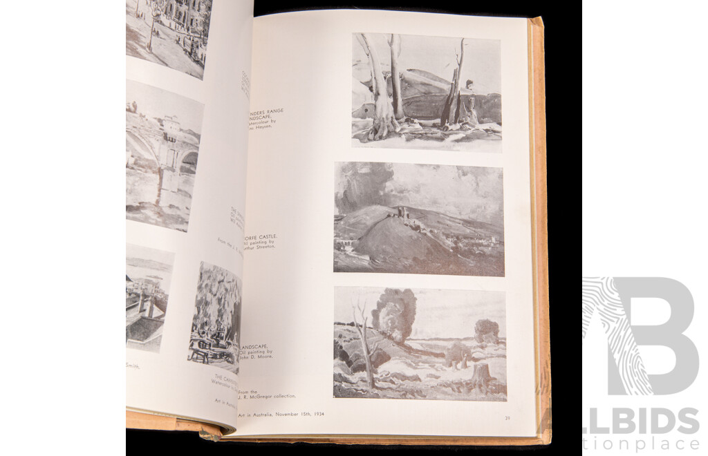 Wonderful Collection of Antique Art in Australia Quarterly Magazines From 1923, 1930, 1931, 1934, 1936 (x2) and 1937, Edited by Sydney Ure Smith (1887-1949) & Leon Gellert (1892-1977), (7)