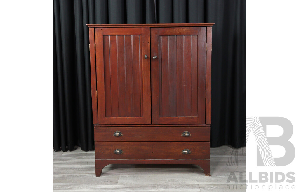 Bespoke Redgum Entertainment Cabinet by Graham Gardener
