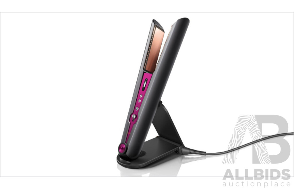 Dyson (413070) Corrale Hair Straightener (Black Nickel/Fuchsia) - ORP $699 (Includes 1 Year Warranty From Dyson)