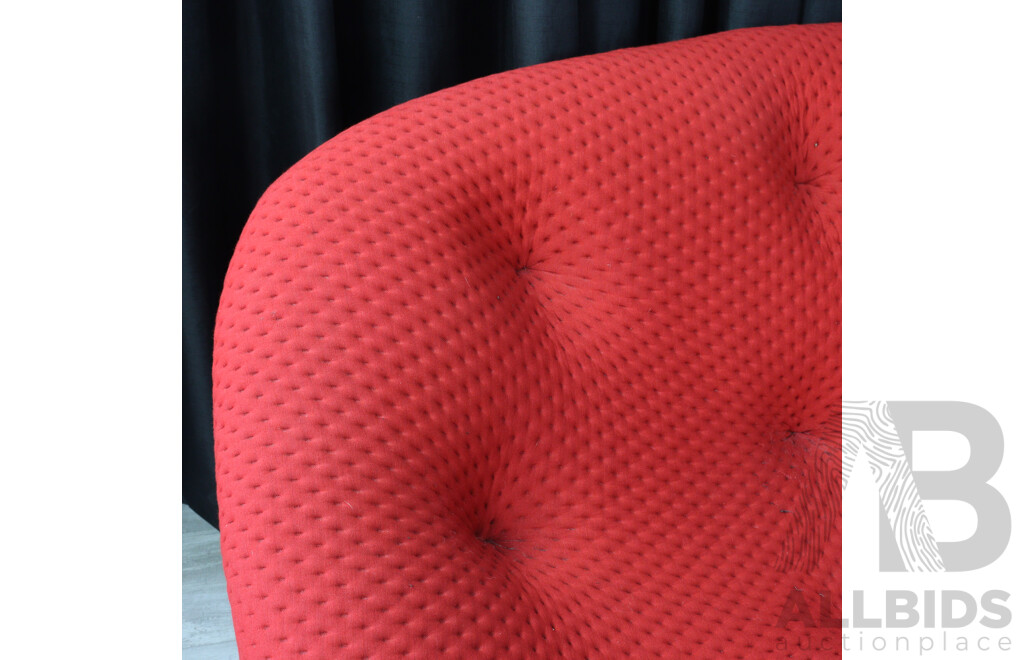 Ploum High Back Loveseat and Ottoman by R. & E. Bouroullec for Ligne Roset