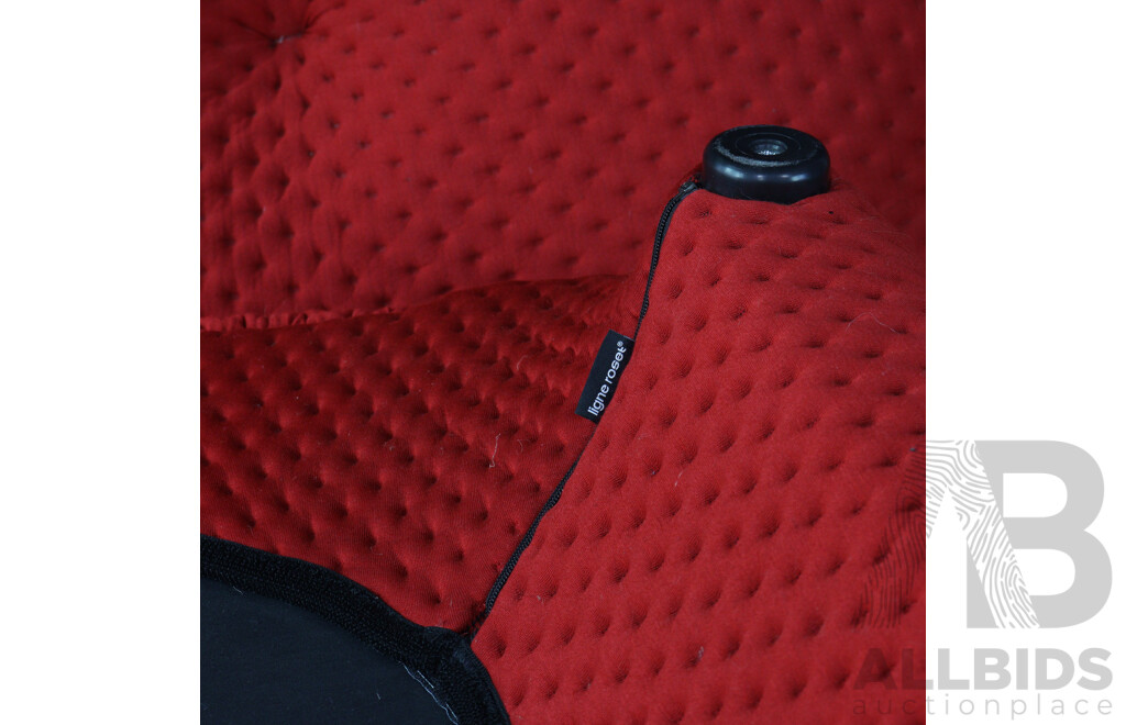 Ploum High Back Loveseat and Ottoman by R. & E. Bouroullec for Ligne Roset