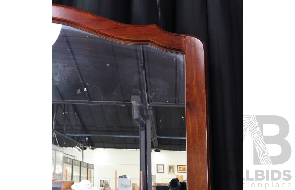 Timber Six Draw Mirrored Back Dresser by HRCraft