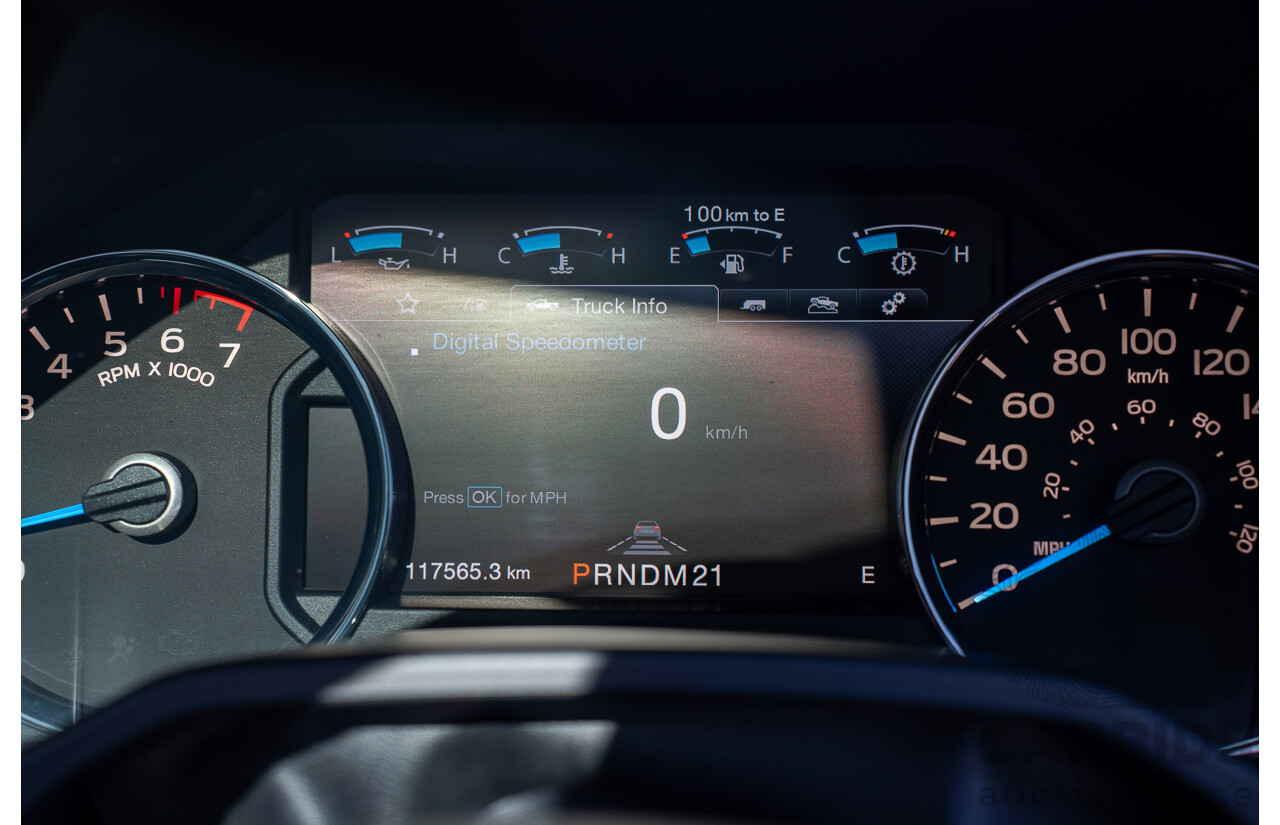 01/2015 Ford F-150 Lariat Black Ops by Tuscany (4x4) 4d SuperCrew Utiltiy Tuxedo Black Metallic Whipple Supercharged V8 5.0L