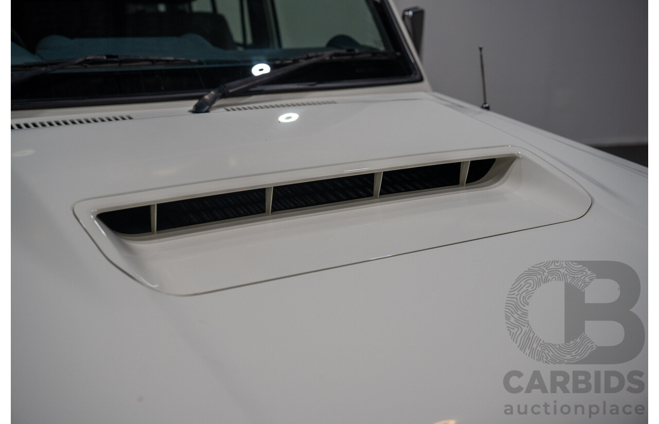 02/2020 Toyota Landcruiser GXL (4x4) 4x4 VDJ76R 4d Wagon White Turbo Diesel V8 4.5L