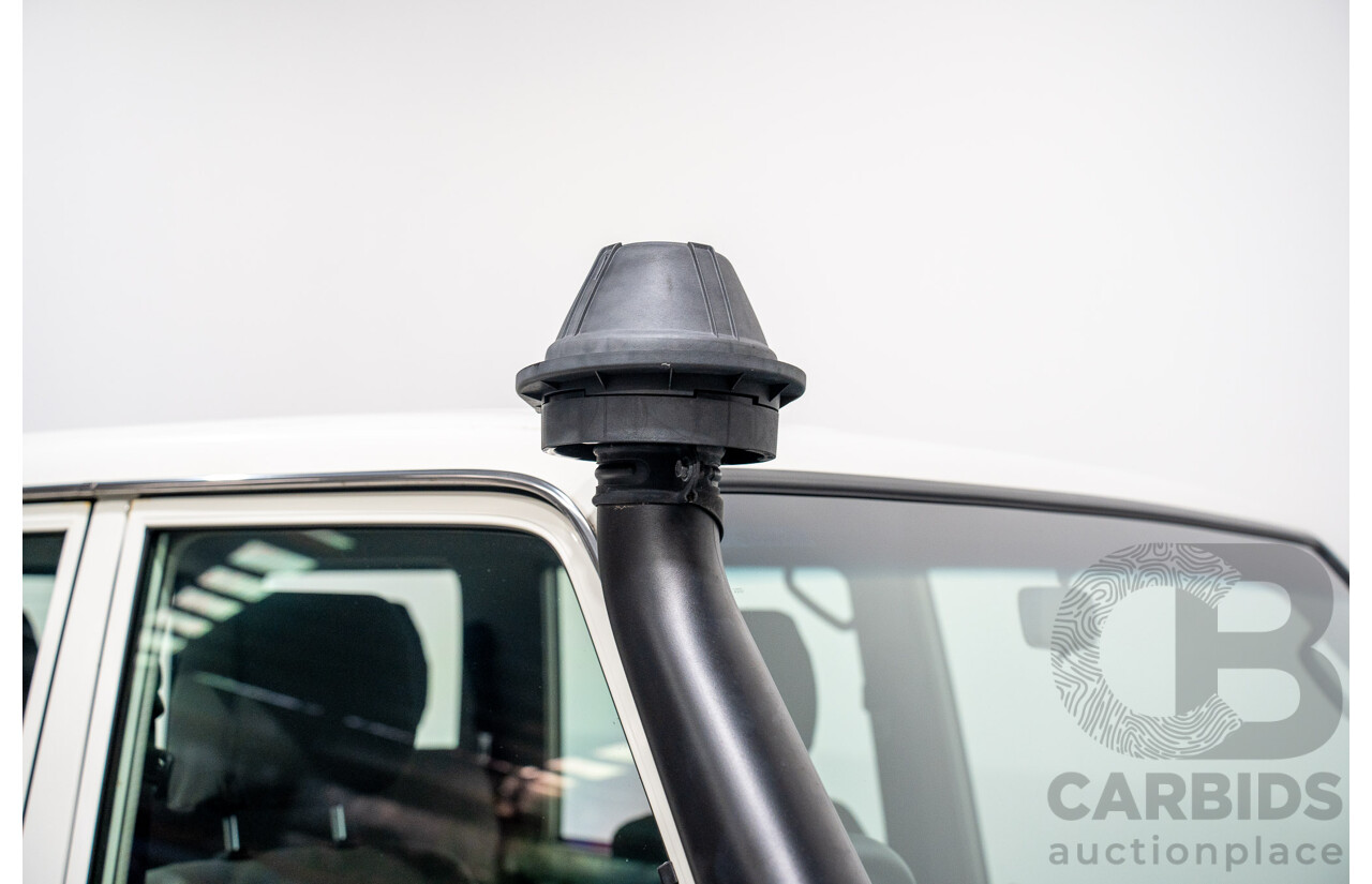 02/2020 Toyota Landcruiser GXL (4x4) 4x4 VDJ76R 4d Wagon White Turbo Diesel V8 4.5L