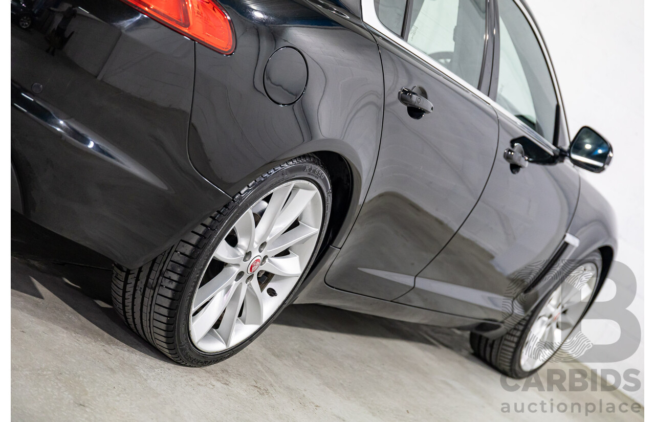 3/2014 Jaguar XF 2.2D Premium Luxury MY14 4d Sedan Ultimate Black Metallic Turbo Diesel 2.2L