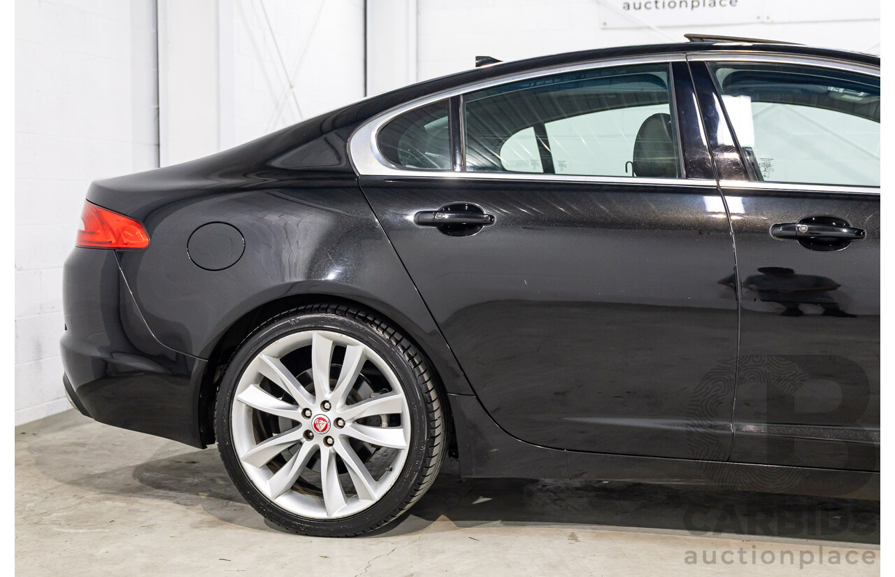 3/2014 Jaguar XF 2.2D Premium Luxury MY14 4d Sedan Ultimate Black Metallic Turbo Diesel 2.2L