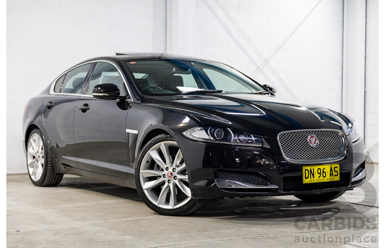 3/2014 Jaguar XF 2.2D Premium Luxury MY14 4d Sedan Ultimate Black Metallic Turbo Diesel 2.2L