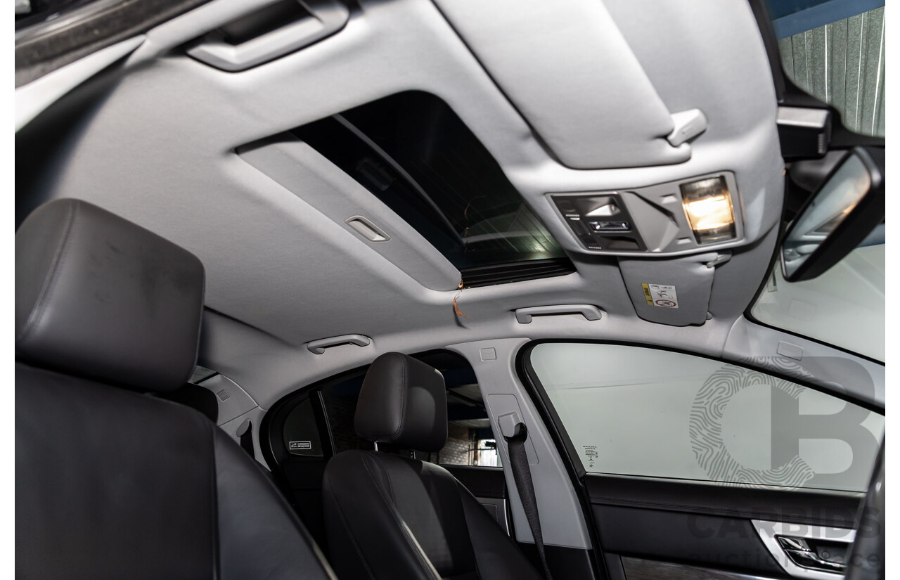 3/2014 Jaguar XF 2.2D Premium Luxury MY14 4d Sedan Ultimate Black Metallic Turbo Diesel 2.2L