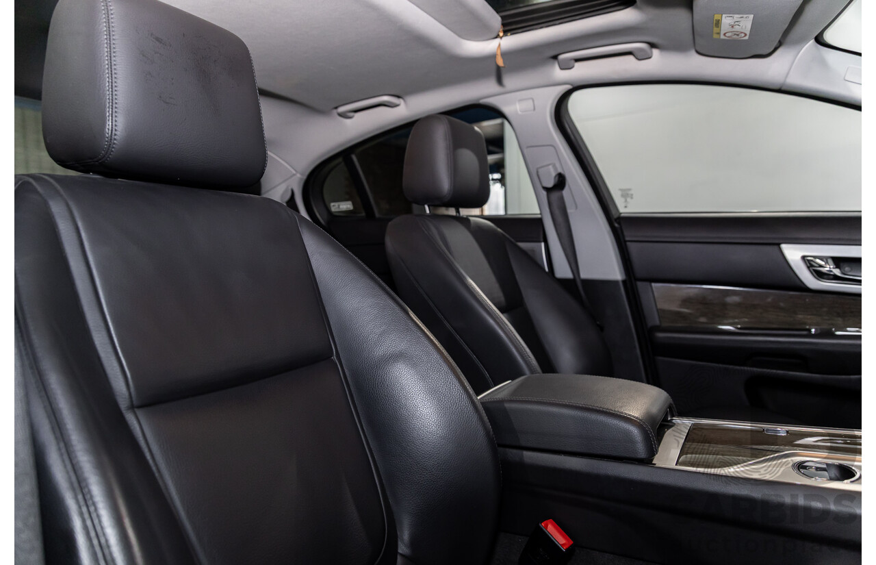 3/2014 Jaguar XF 2.2D Premium Luxury MY14 4d Sedan Ultimate Black Metallic Turbo Diesel 2.2L