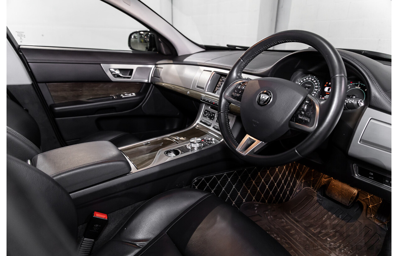 3/2014 Jaguar XF 2.2D Premium Luxury MY14 4d Sedan Ultimate Black Metallic Turbo Diesel 2.2L