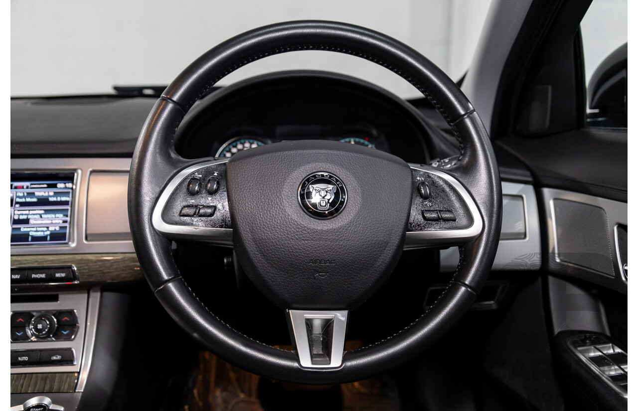 3/2014 Jaguar XF 2.2D Premium Luxury MY14 4d Sedan Ultimate Black Metallic Turbo Diesel 2.2L