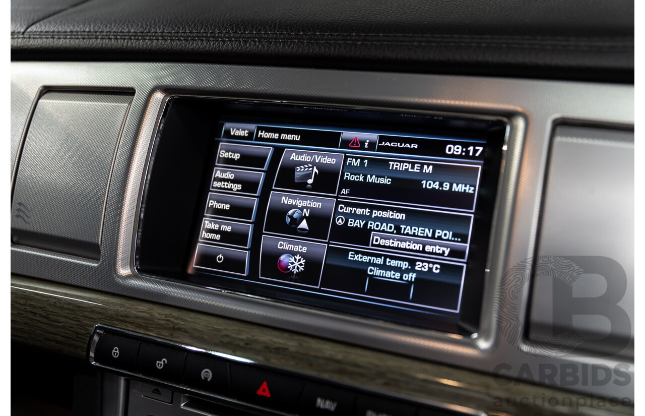 3/2014 Jaguar XF 2.2D Premium Luxury MY14 4d Sedan Ultimate Black Metallic Turbo Diesel 2.2L