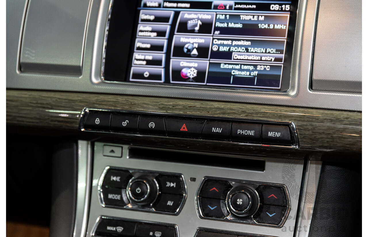 3/2014 Jaguar XF 2.2D Premium Luxury MY14 4d Sedan Ultimate Black Metallic Turbo Diesel 2.2L