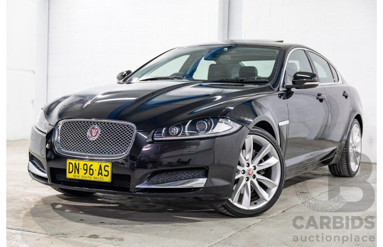 3/2014 Jaguar XF 2.2D Premium Luxury MY14 4d Sedan Ultimate Black Metallic Turbo Diesel 2.2L