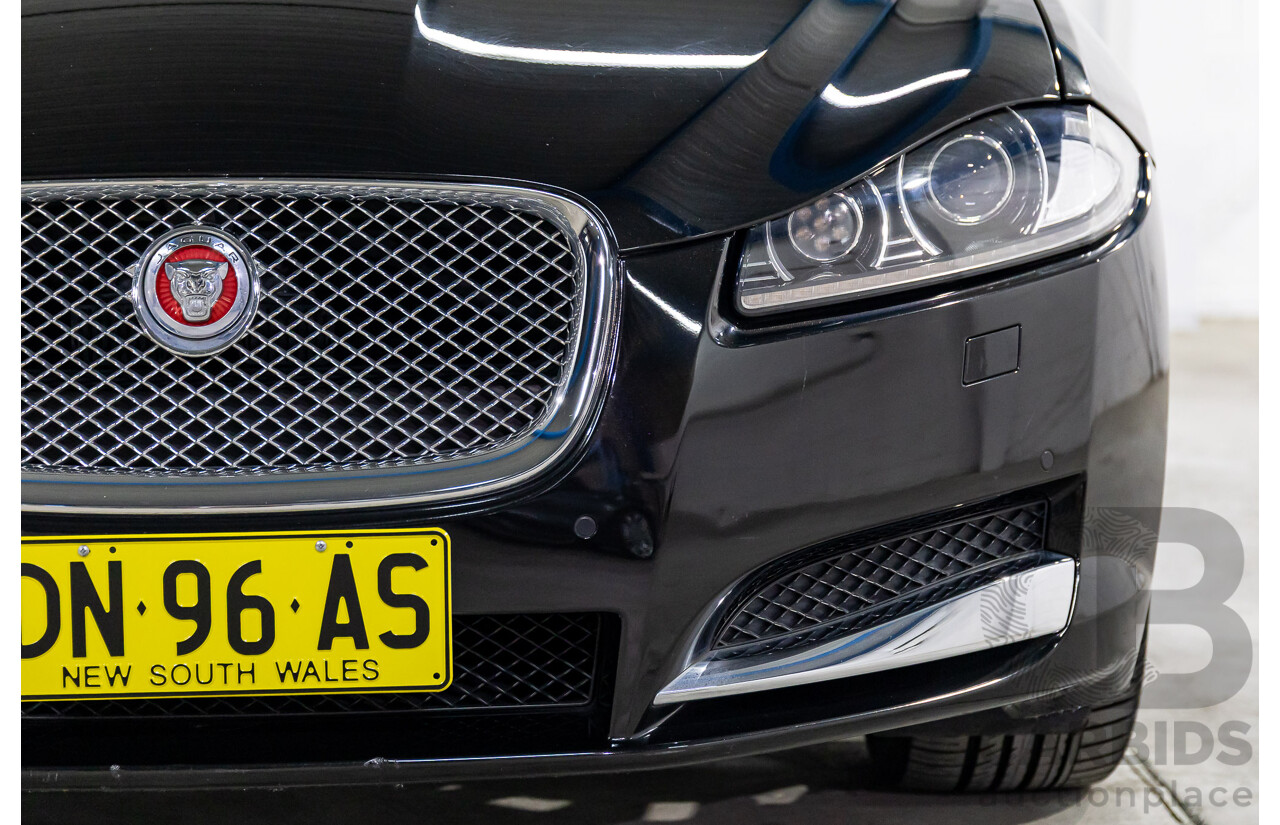 3/2014 Jaguar XF 2.2D Premium Luxury MY14 4d Sedan Ultimate Black Metallic Turbo Diesel 2.2L