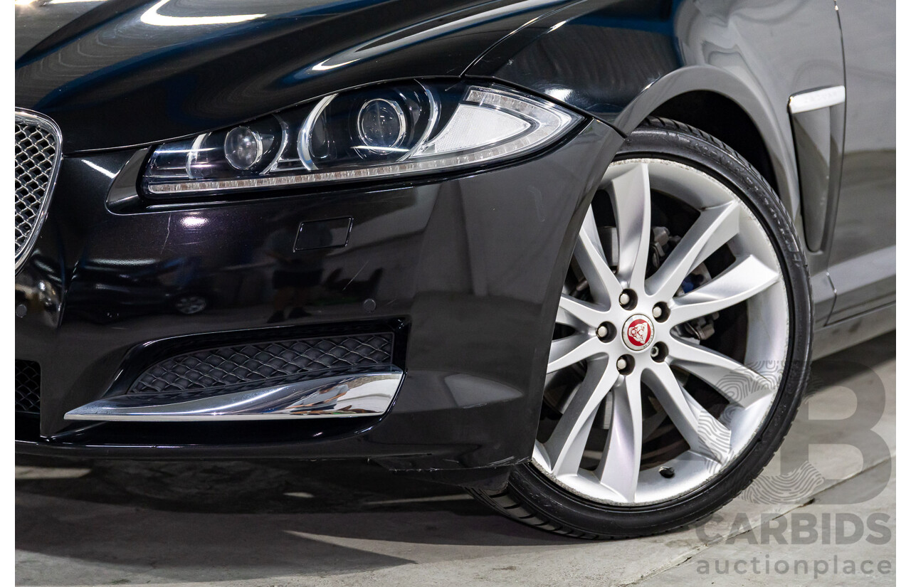 3/2014 Jaguar XF 2.2D Premium Luxury MY14 4d Sedan Ultimate Black Metallic Turbo Diesel 2.2L
