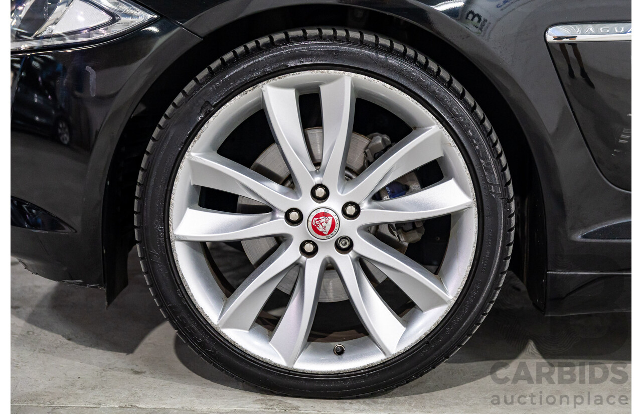 3/2014 Jaguar XF 2.2D Premium Luxury MY14 4d Sedan Ultimate Black Metallic Turbo Diesel 2.2L