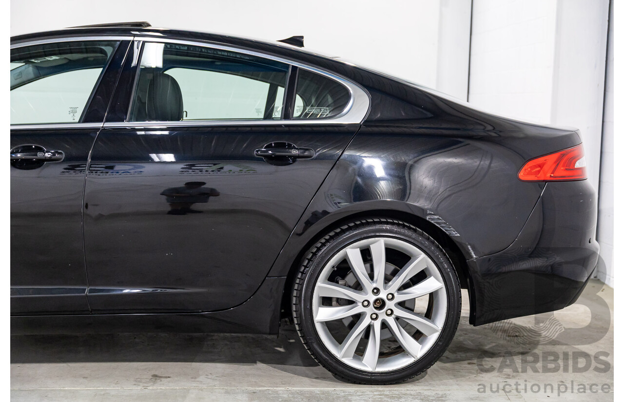 3/2014 Jaguar XF 2.2D Premium Luxury MY14 4d Sedan Ultimate Black Metallic Turbo Diesel 2.2L
