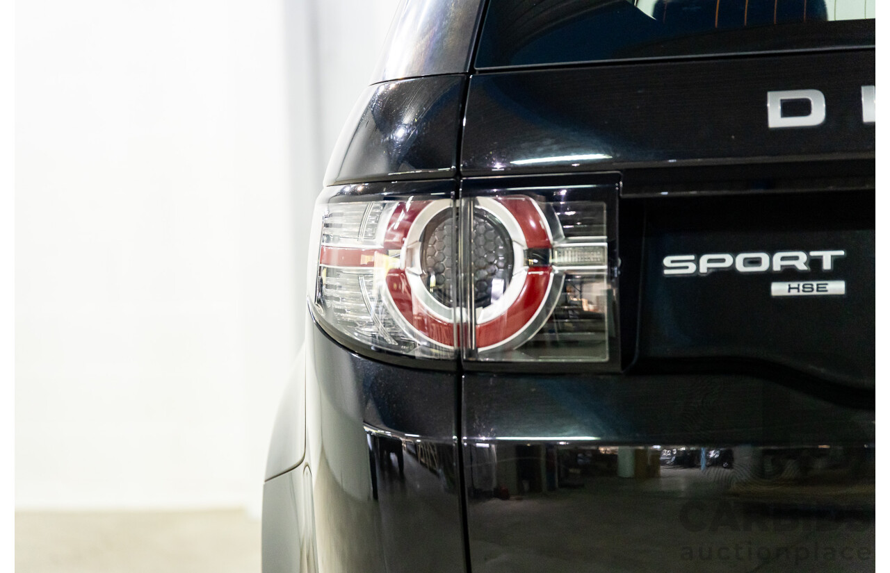 11/2016 Land Rover Discovery Sport TD4 180 HSE (AWD) LC MY17 4D Wagon Santorini Metallic Black Turbo Diesel 2.0L - 7 Seater