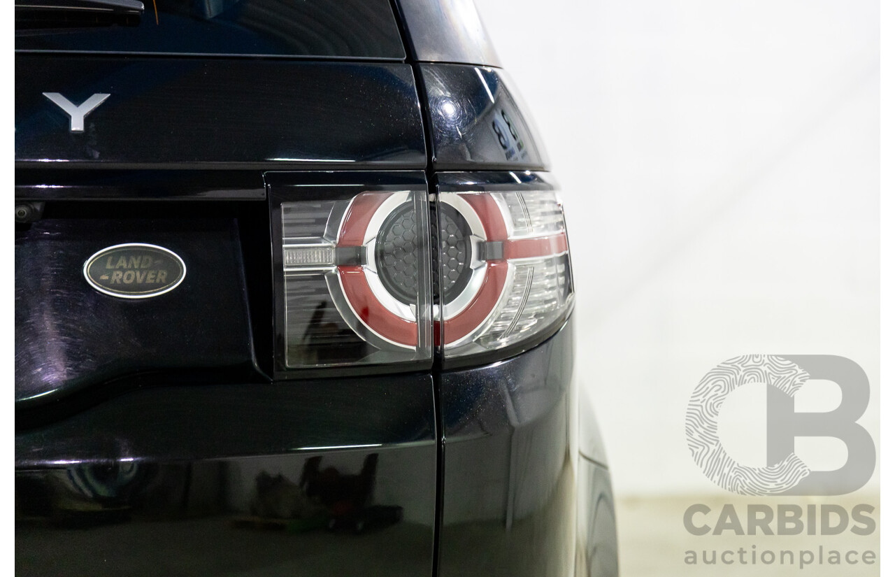 11/2016 Land Rover Discovery Sport TD4 180 HSE (AWD) LC MY17 4D Wagon Santorini Metallic Black Turbo Diesel 2.0L - 7 Seater