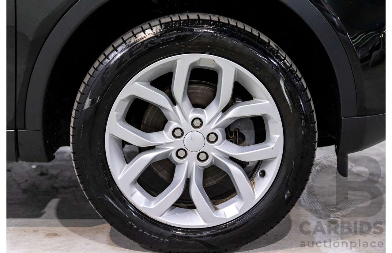 11/2016 Land Rover Discovery Sport TD4 180 HSE (AWD) LC MY17 4D Wagon Santorini Metallic Black Turbo Diesel 2.0L - 7 Seater