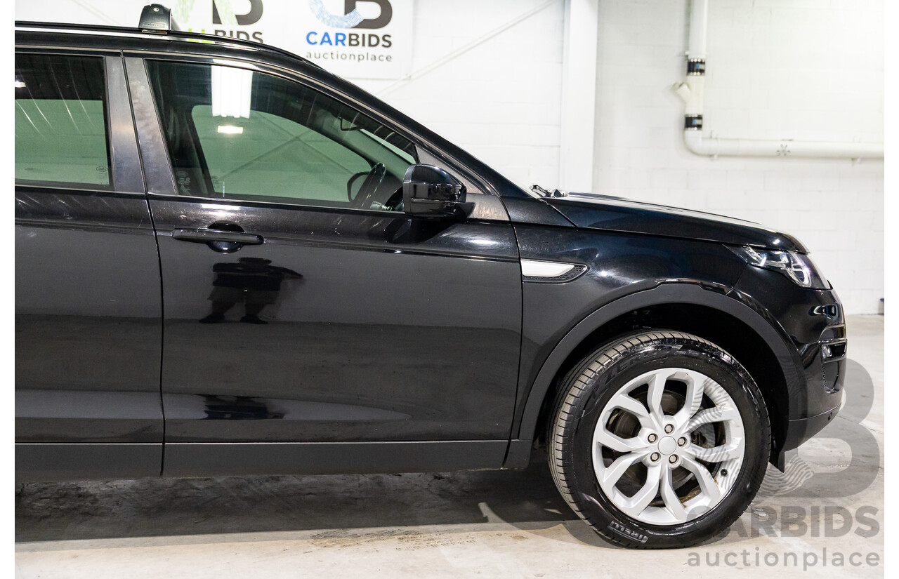 11/2016 Land Rover Discovery Sport TD4 180 HSE (AWD) LC MY17 4D Wagon Santorini Metallic Black Turbo Diesel 2.0L - 7 Seater