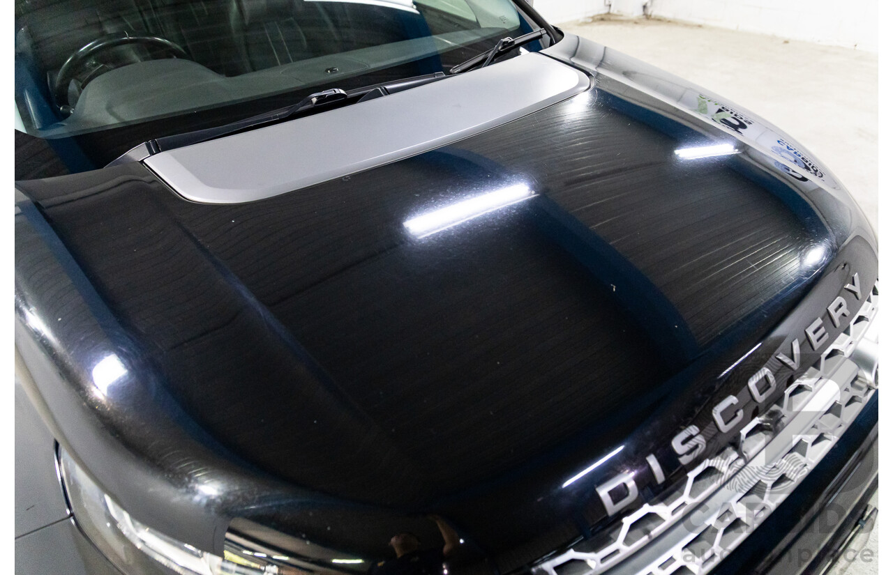 11/2016 Land Rover Discovery Sport TD4 180 HSE (AWD) LC MY17 4D Wagon Santorini Metallic Black Turbo Diesel 2.0L - 7 Seater