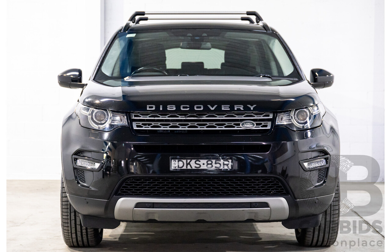 11/2016 Land Rover Discovery Sport TD4 180 HSE (AWD) LC MY17 4D Wagon Santorini Metallic Black Turbo Diesel 2.0L - 7 Seater