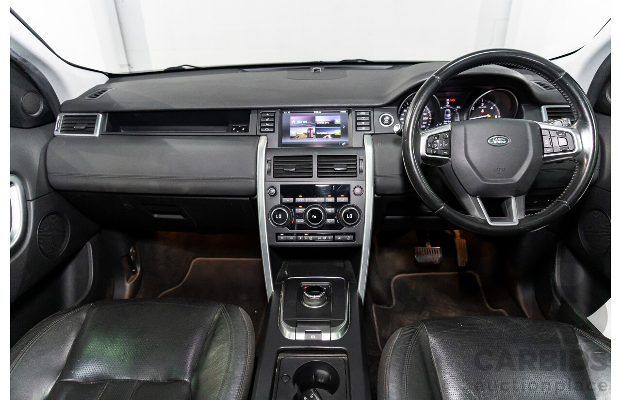 11/2016 Land Rover Discovery Sport TD4 180 HSE (AWD) LC MY17 4D Wagon Santorini Metallic Black Turbo Diesel 2.0L - 7 Seater