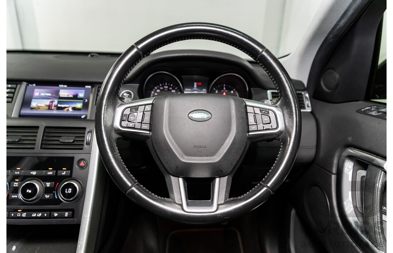 11/2016 Land Rover Discovery Sport TD4 180 HSE (AWD) LC MY17 4D Wagon Santorini Metallic Black Turbo Diesel 2.0L - 7 Seater