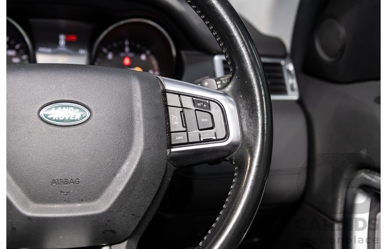 11/2016 Land Rover Discovery Sport TD4 180 HSE (AWD) LC MY17 4D Wagon Santorini Metallic Black Turbo Diesel 2.0L - 7 Seater
