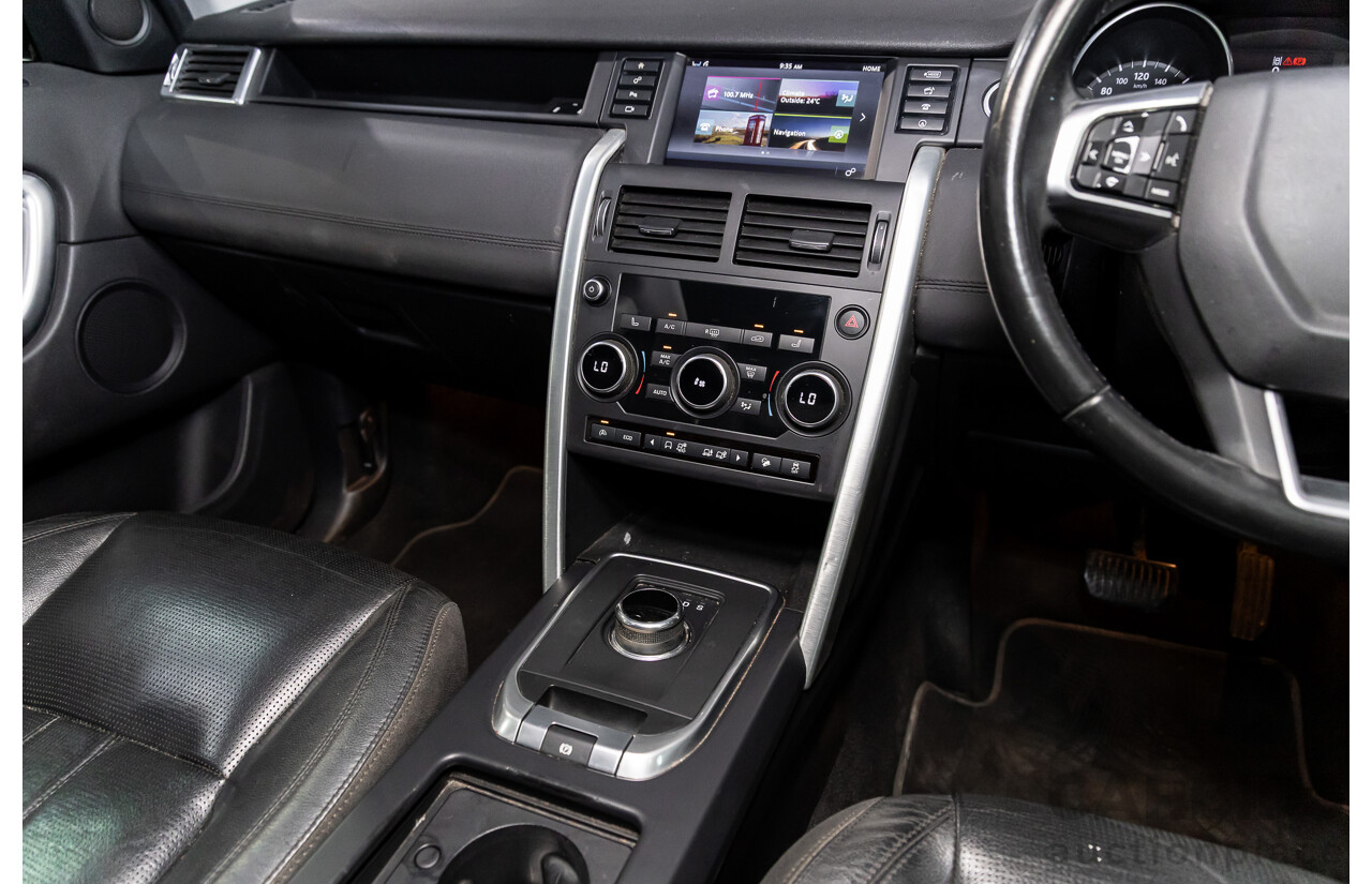 11/2016 Land Rover Discovery Sport TD4 180 HSE (AWD) LC MY17 4D Wagon Santorini Metallic Black Turbo Diesel 2.0L - 7 Seater