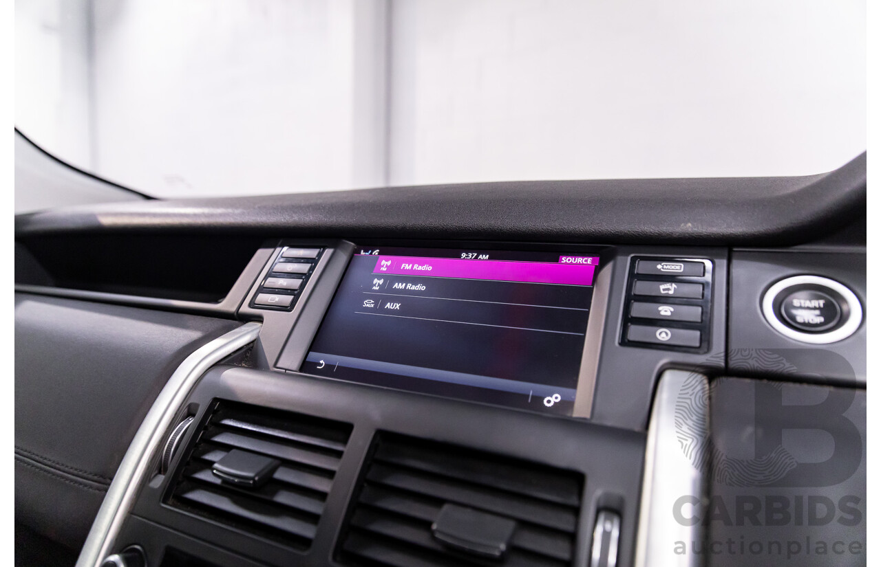 11/2016 Land Rover Discovery Sport TD4 180 HSE (AWD) LC MY17 4D Wagon Santorini Metallic Black Turbo Diesel 2.0L - 7 Seater