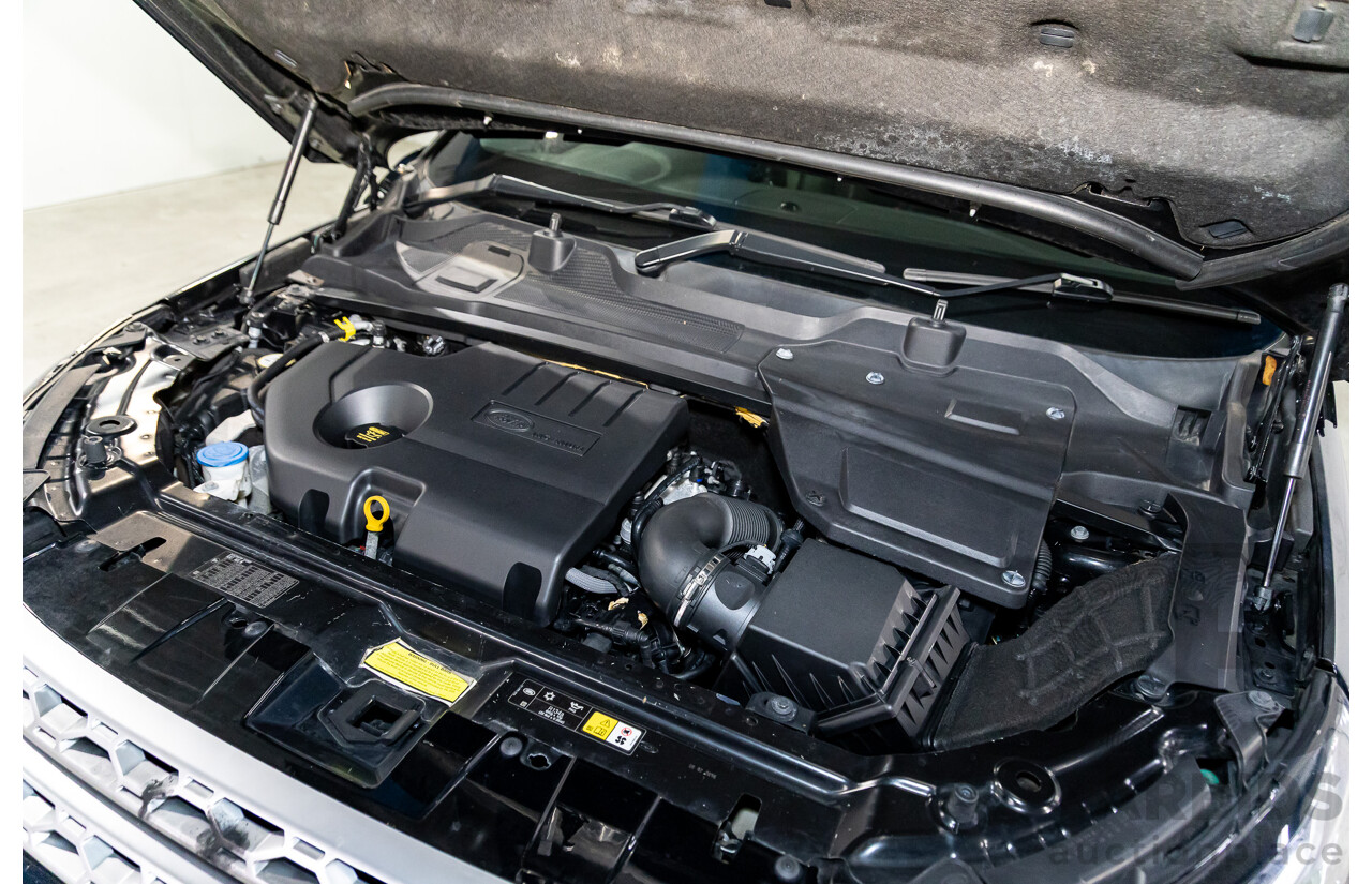 11/2016 Land Rover Discovery Sport TD4 180 HSE (AWD) LC MY17 4D Wagon Santorini Metallic Black Turbo Diesel 2.0L - 7 Seater