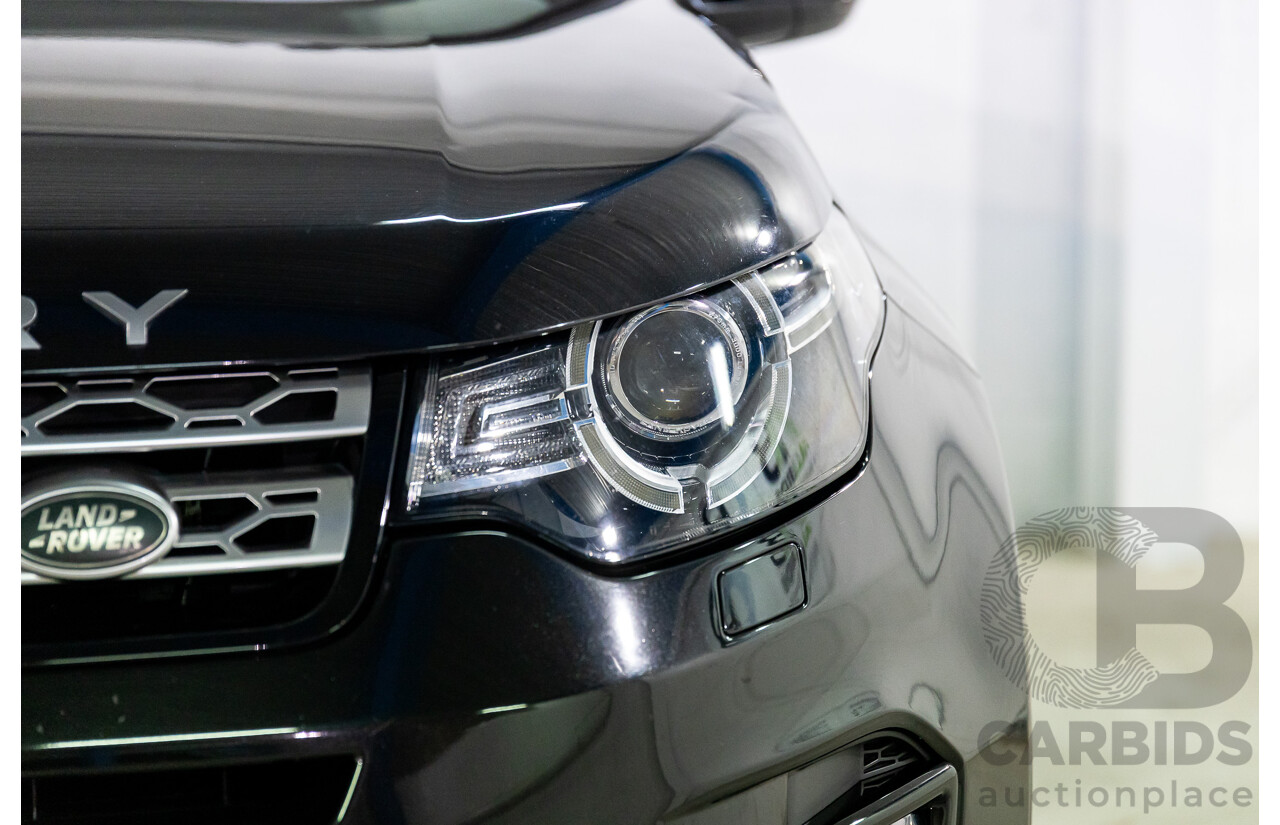 11/2016 Land Rover Discovery Sport TD4 180 HSE (AWD) LC MY17 4D Wagon Santorini Metallic Black Turbo Diesel 2.0L - 7 Seater